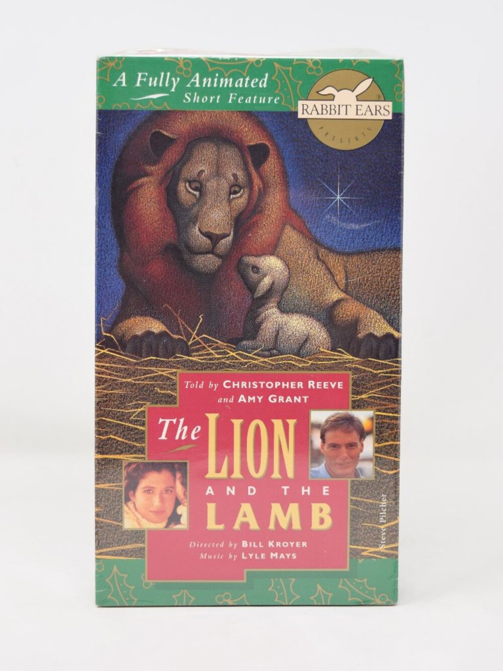 Lion & the Lamb VHS Sealed Christopher Reeve Amy Grant Animated Family 1994 Xmas